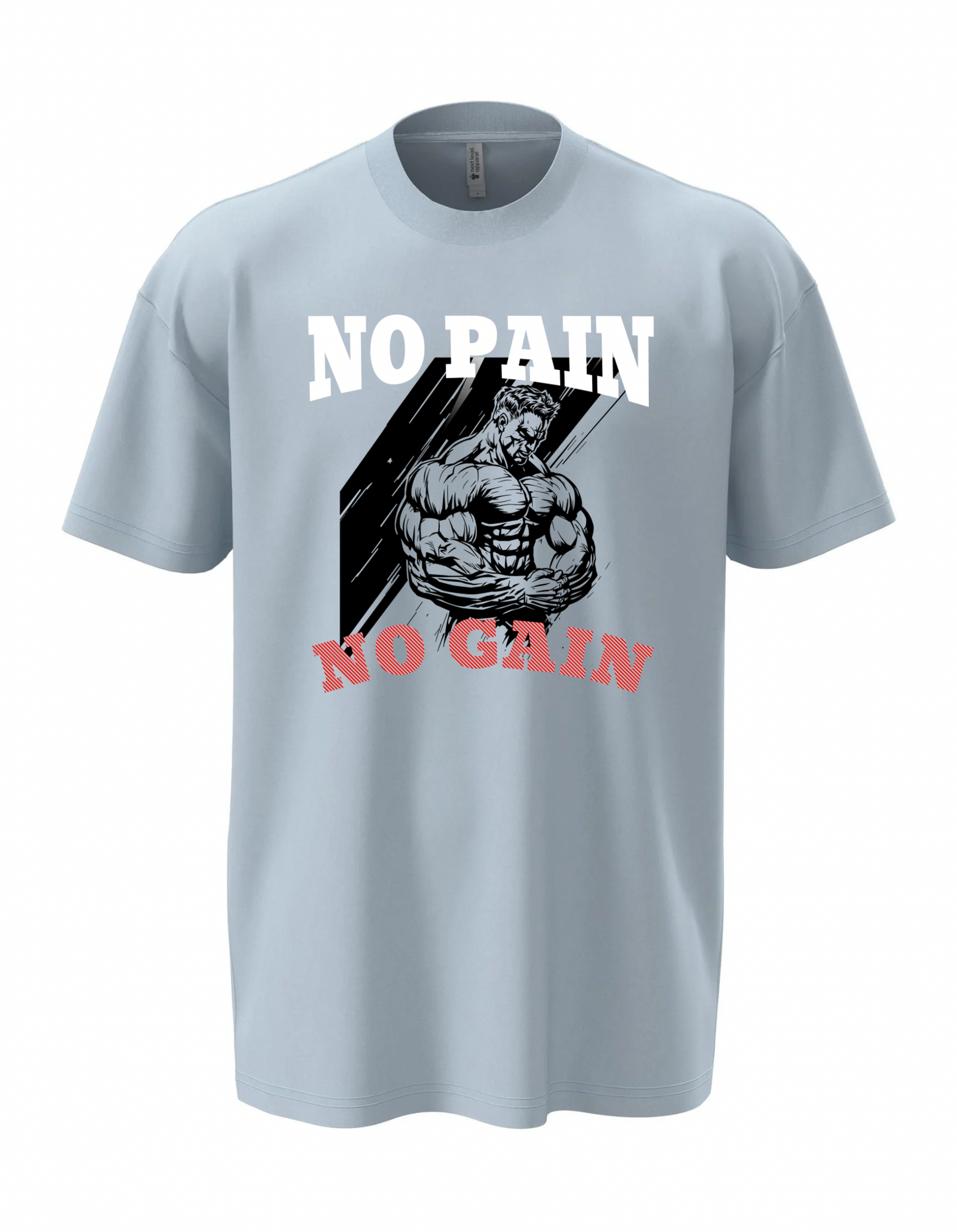 No pain no gain oversize T-shirt