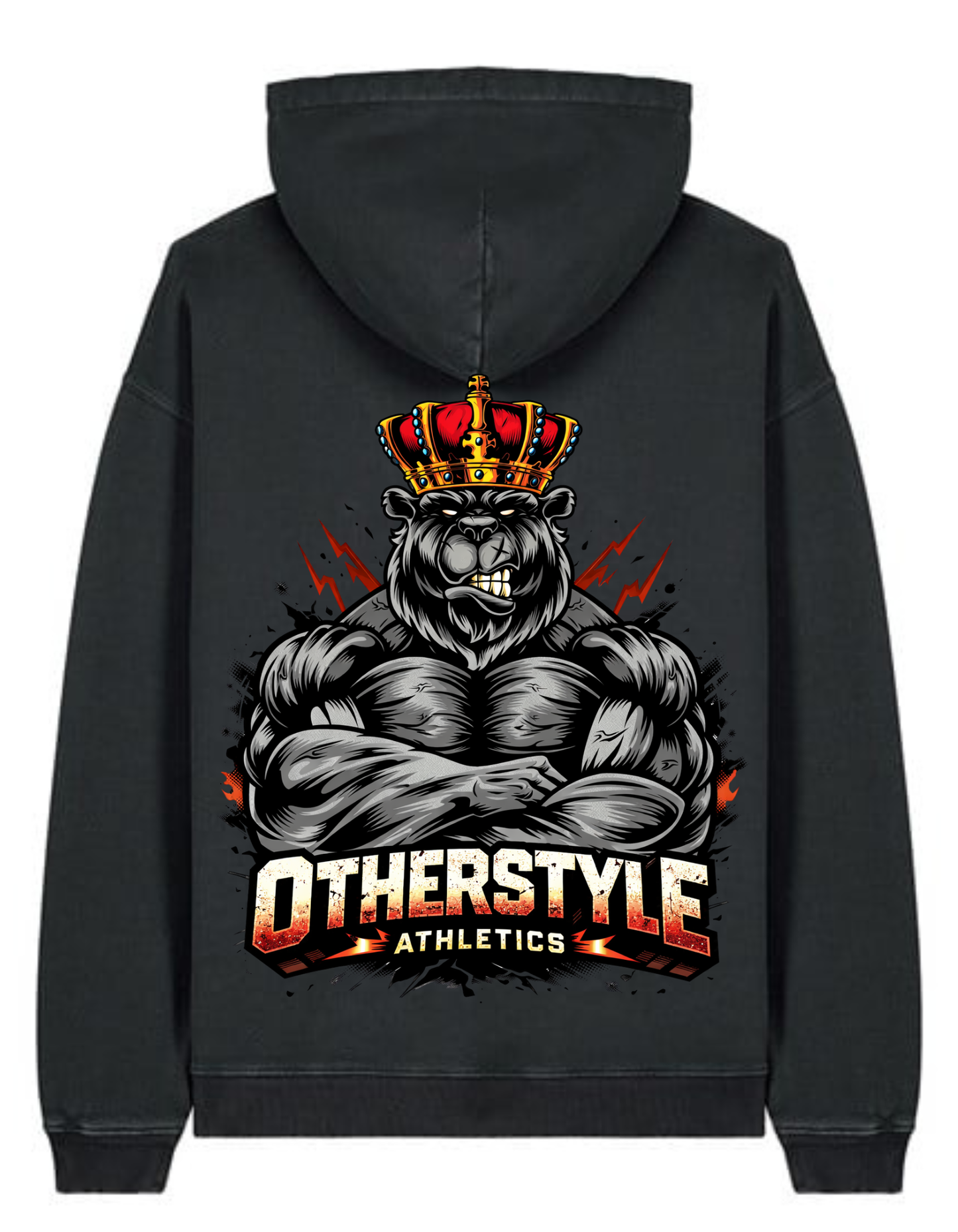Oversized men’s gym hoodie