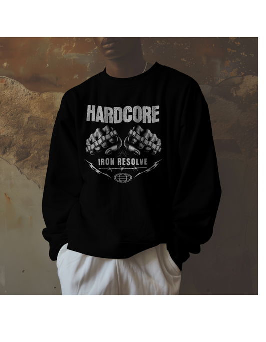 Hardcore design oversized sweatshirt