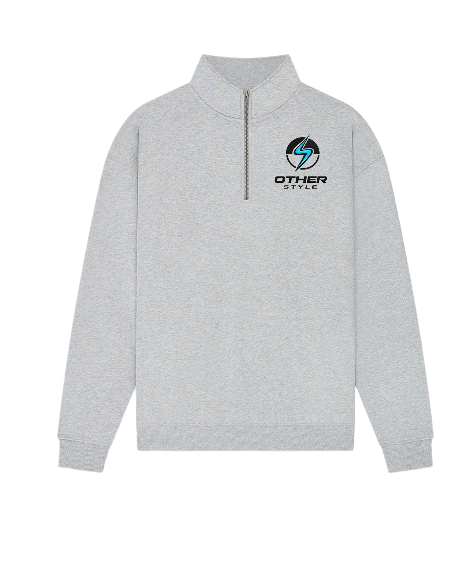Otherstyle Dragon Warrior Quarter-Zip Sweatshirt – Grey