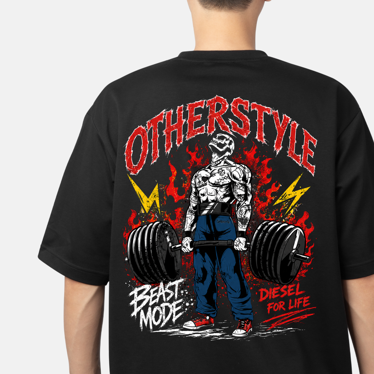 Oversize gymstyle tee