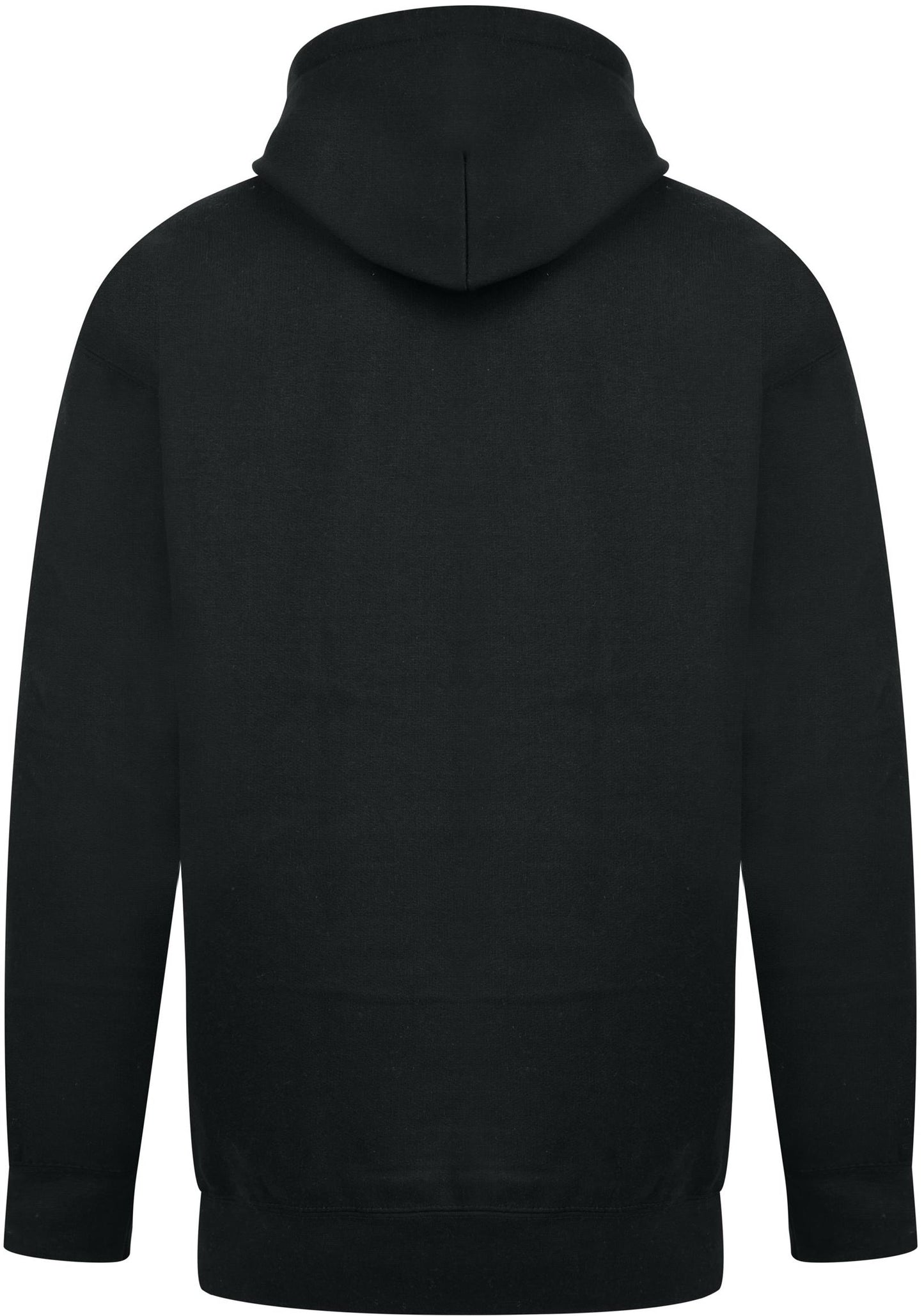 Anime design oversized black hoodie