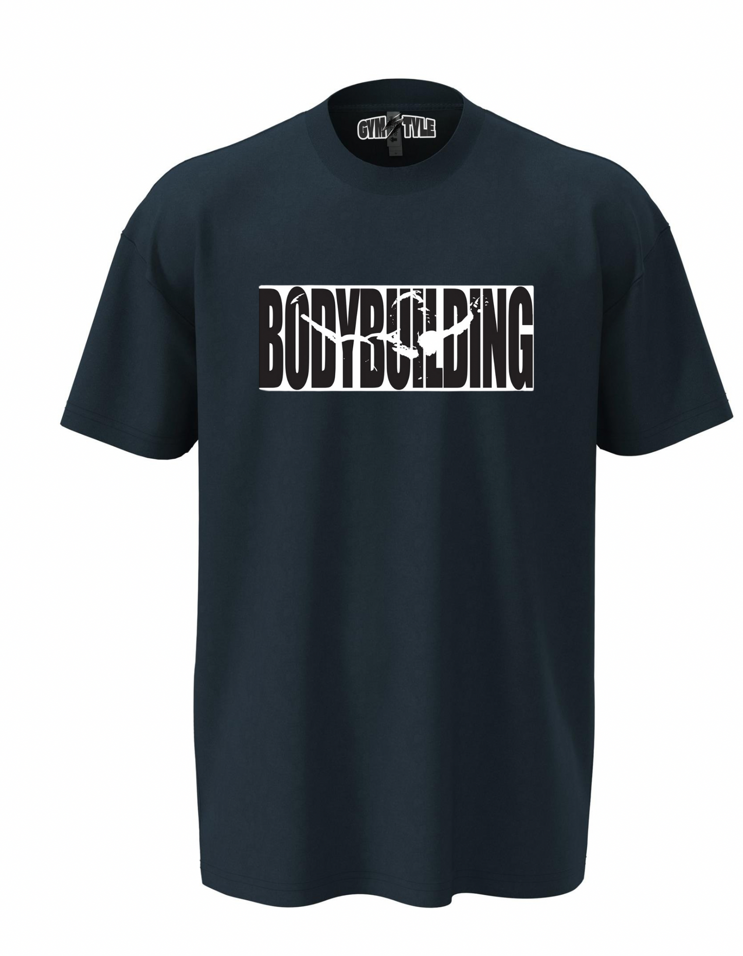 Bodybuilding design oversized T-shirt