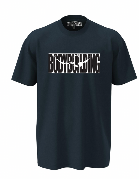 Bodybuilding design oversized T-shirt