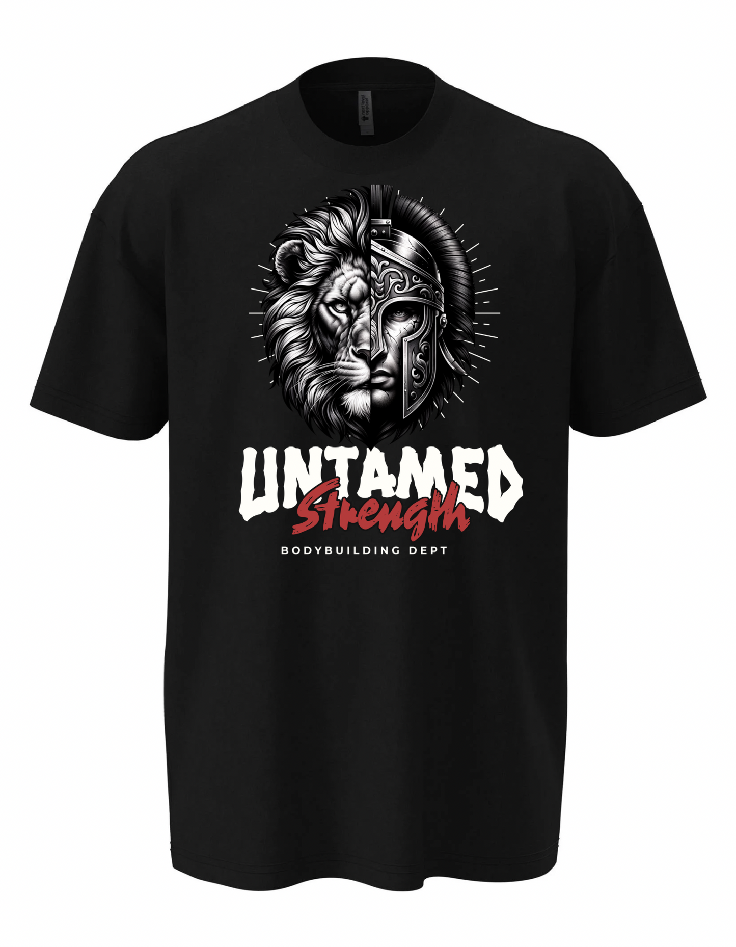 Untamed strength design oversized T-shirt