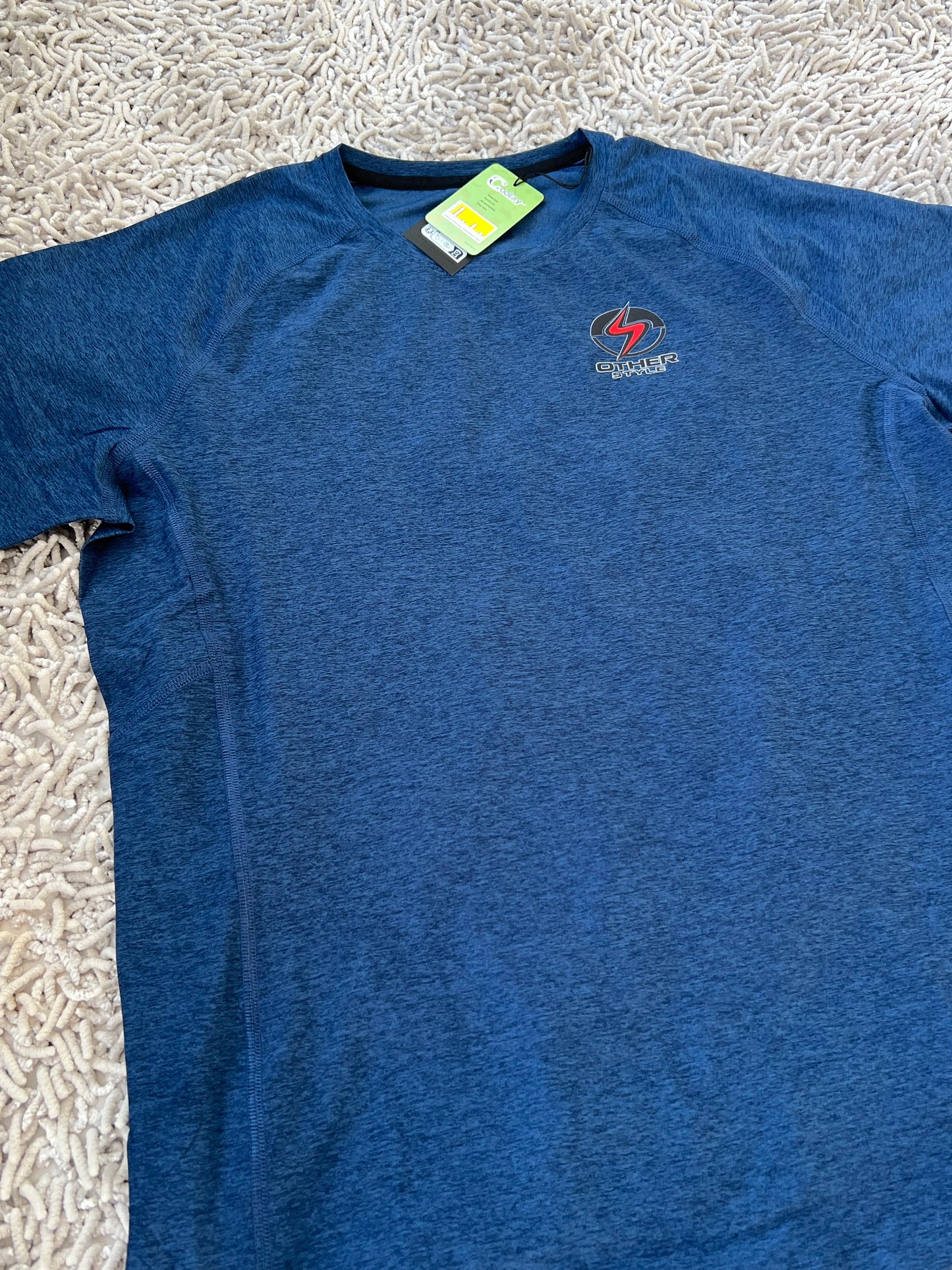 Other Style Performance Training T-Shirt – Moisture-Wicking Athletic Gym Tee | Blue Marl